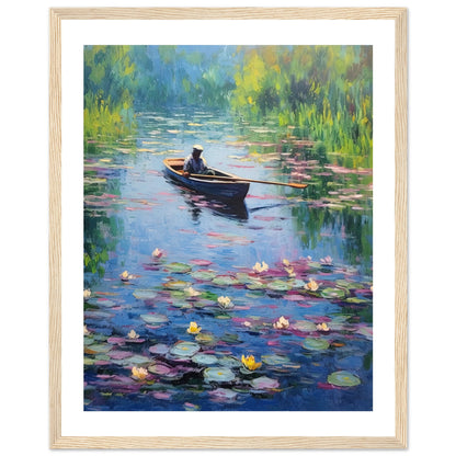 Boating Bliss Inspired By Monet