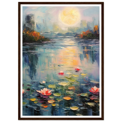 Tranquil Waters Inspired By Monet