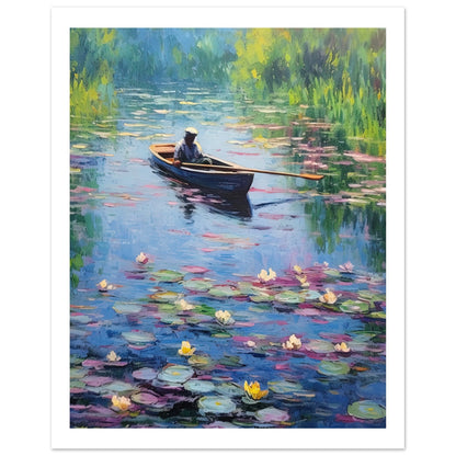 Boating Bliss Inspired By Monet