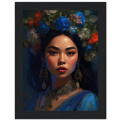 Floral Beauty Inspired By Frida Kahlo