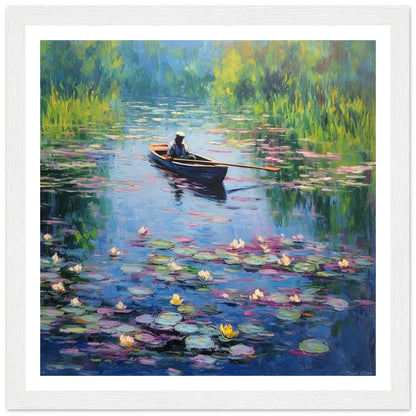 Boating Bliss Inspired By Monet