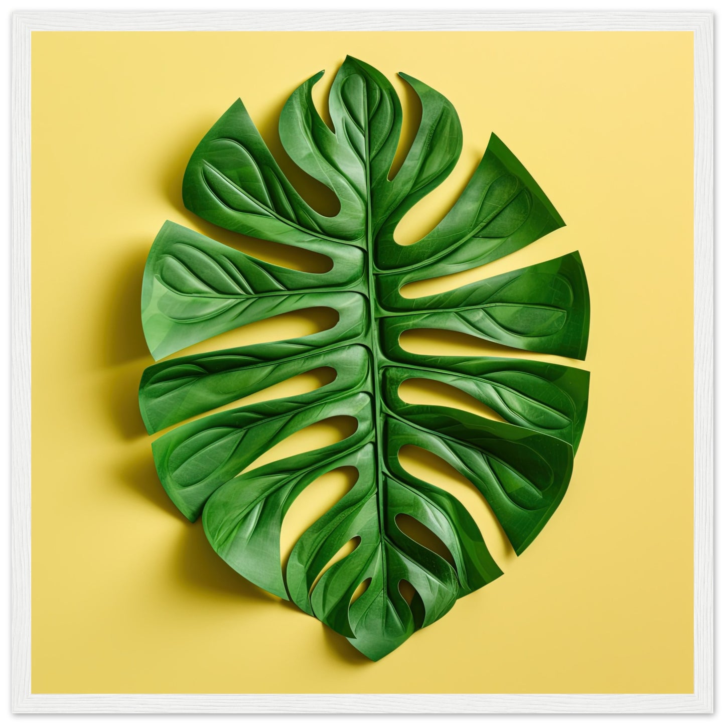 Matisse Inspired Swiss Cheese Leaf