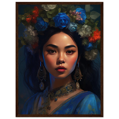 Floral Beauty Inspired By Frida Kahlo