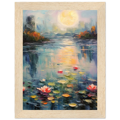 Tranquil Waters Inspired By Monet