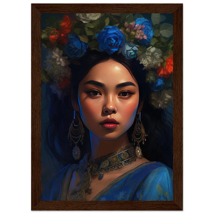 Floral Beauty Inspired By Frida Kahlo