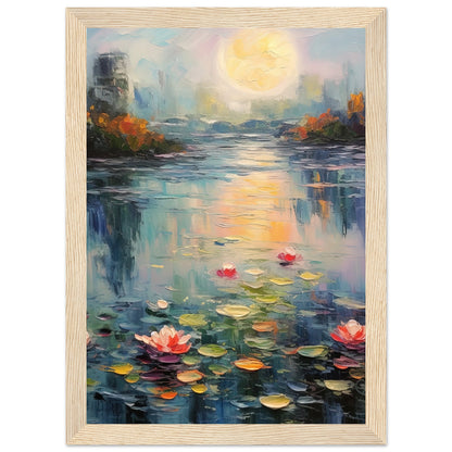 Tranquil Waters Inspired By Monet