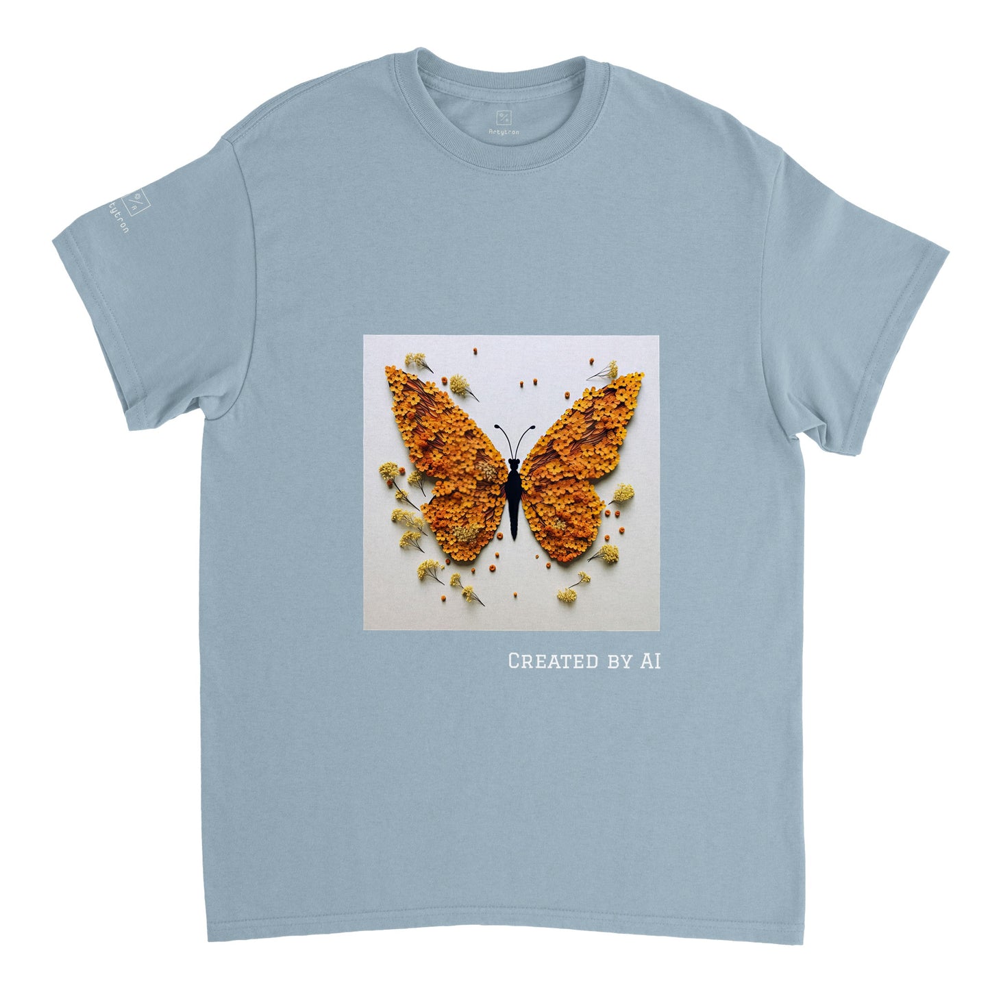 Butterfly Flowers - Unisex Crewneck T-shirt