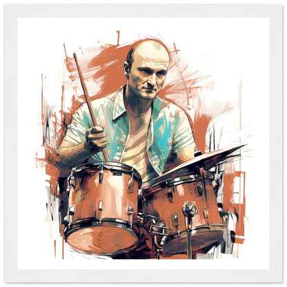 Phil Collins Rustic Drumming