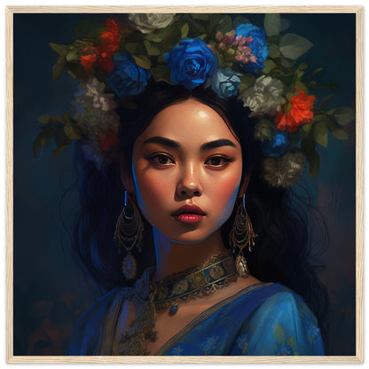 Floral Beauty Inspired By Frida Kahlo