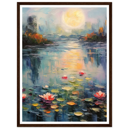 Tranquil Waters Inspired By Monet