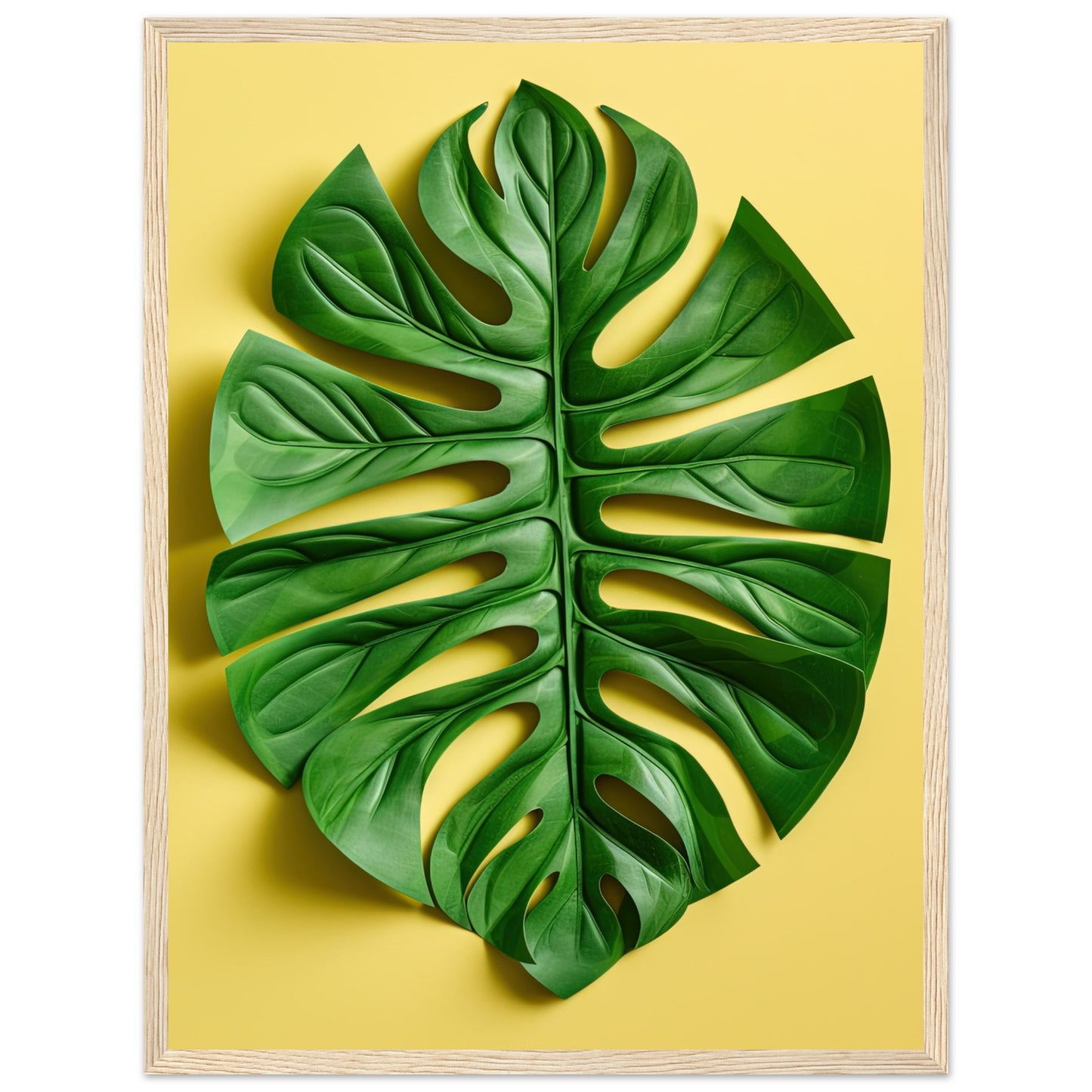 Matisse Inspired Swiss Cheese Leaf