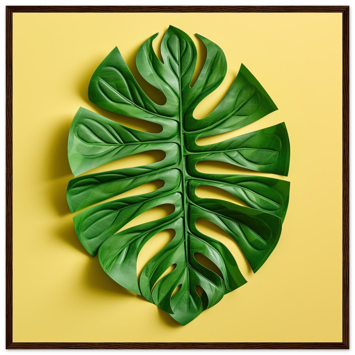 Matisse Inspired Swiss Cheese Leaf