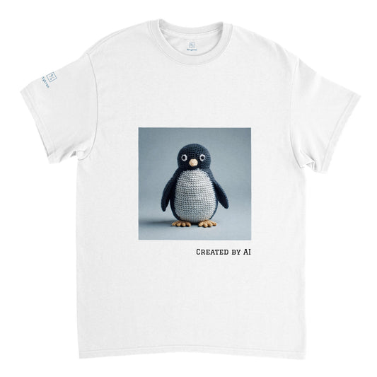 Knitted Penguin - Unisex Crewneck T-shirt