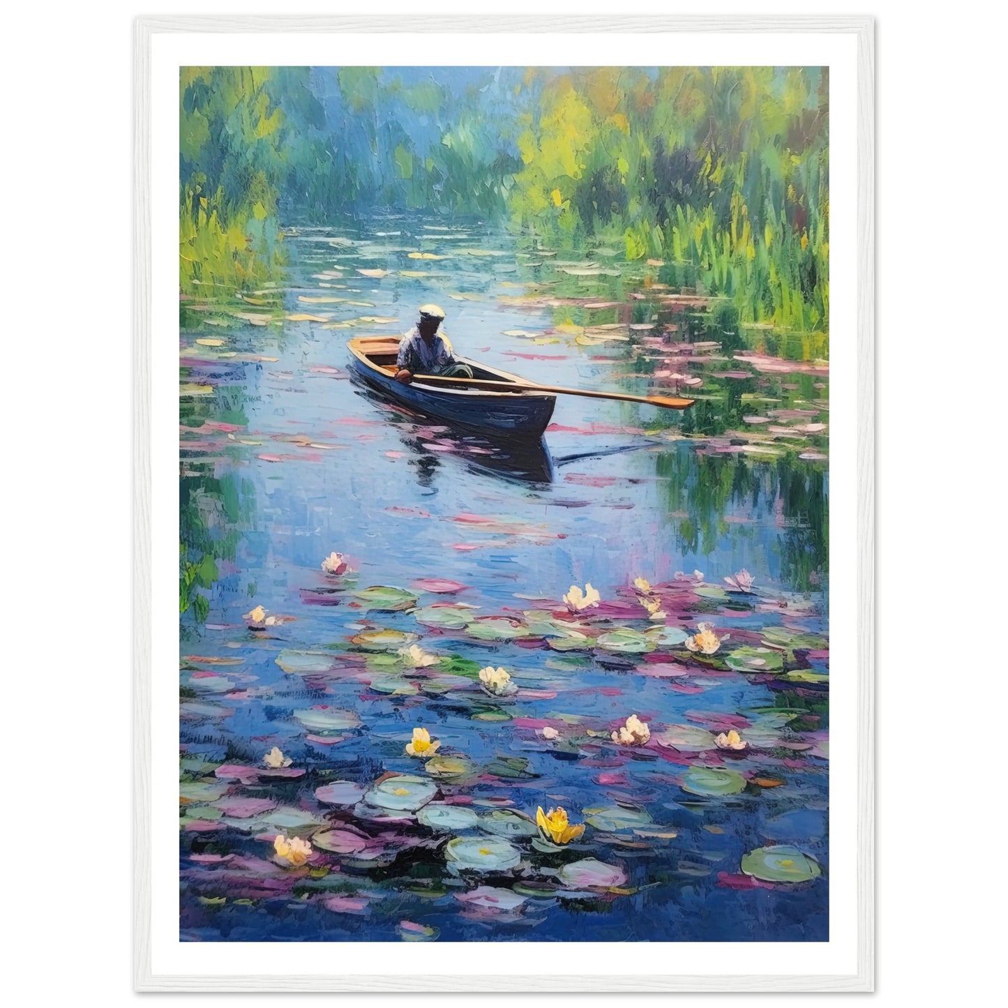 Boating Bliss Inspired By Monet