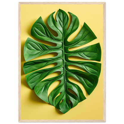 Matisse Inspired Swiss Cheese Leaf