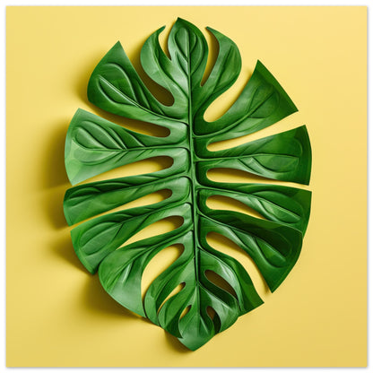 Matisse Inspired Swiss Cheese Leaf