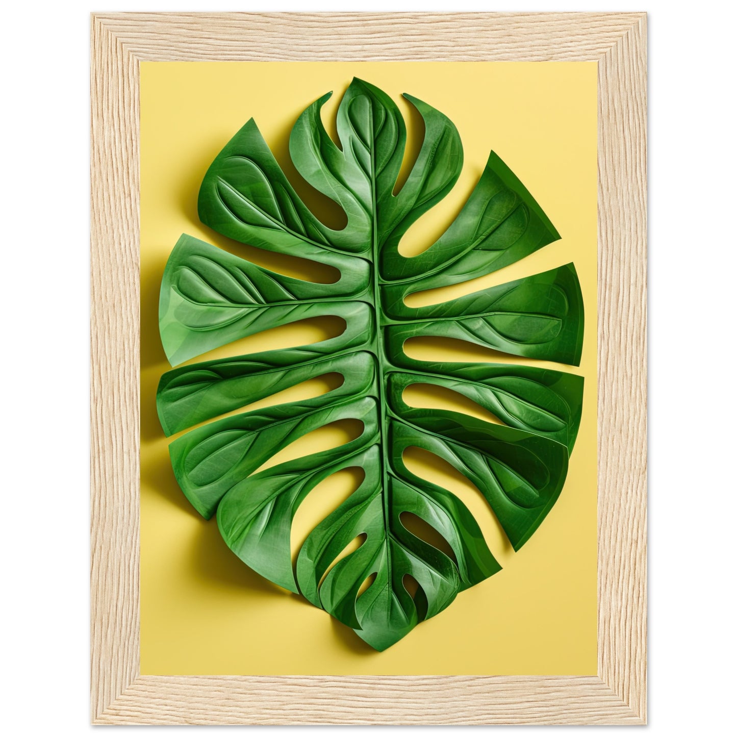 Matisse Inspired Swiss Cheese Leaf