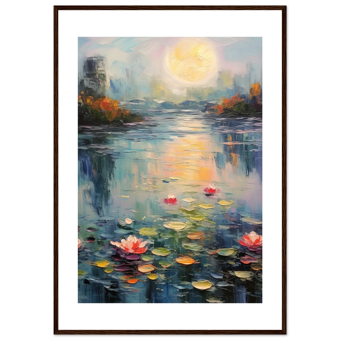 Tranquil Waters Inspired By Monet