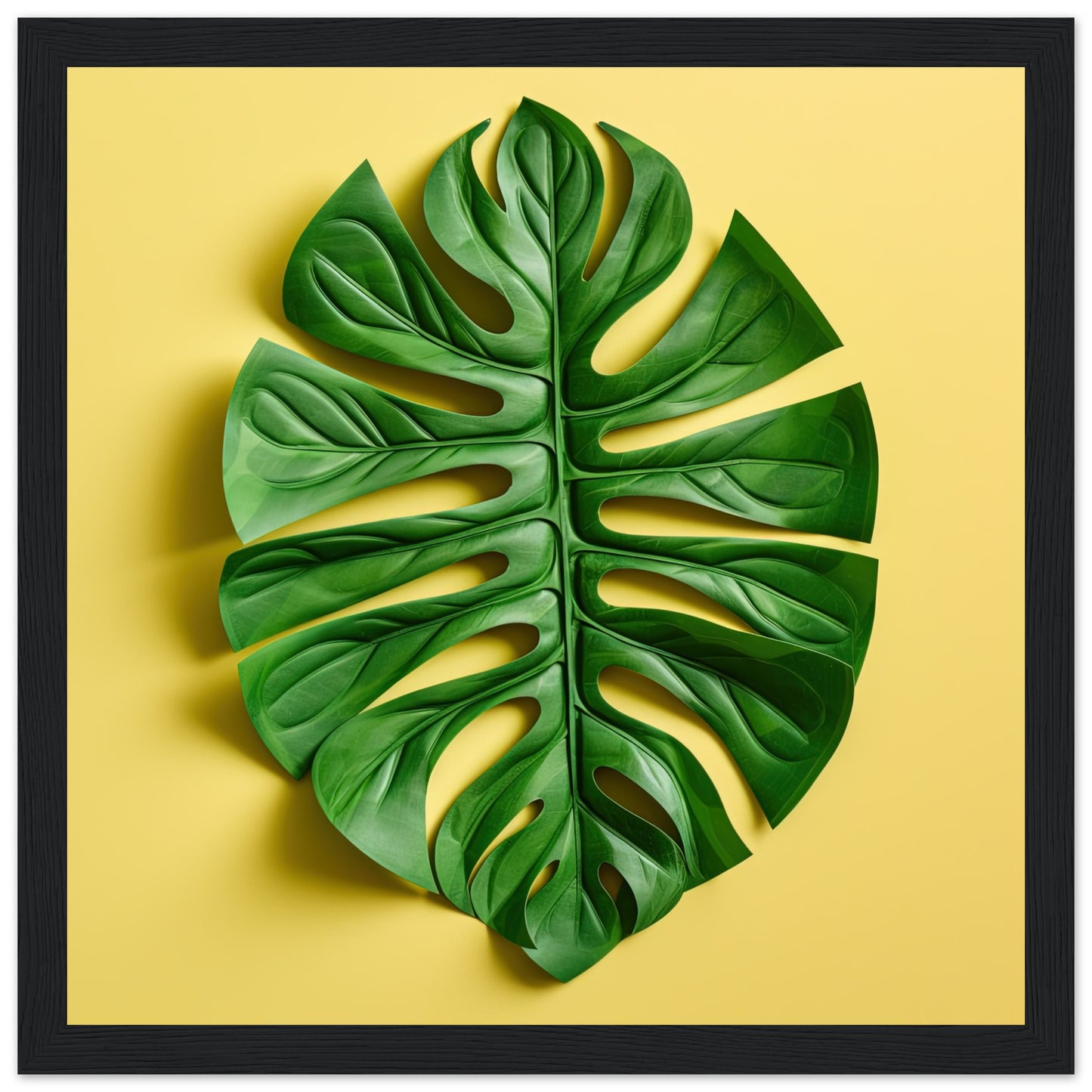 Matisse Inspired Swiss Cheese Leaf