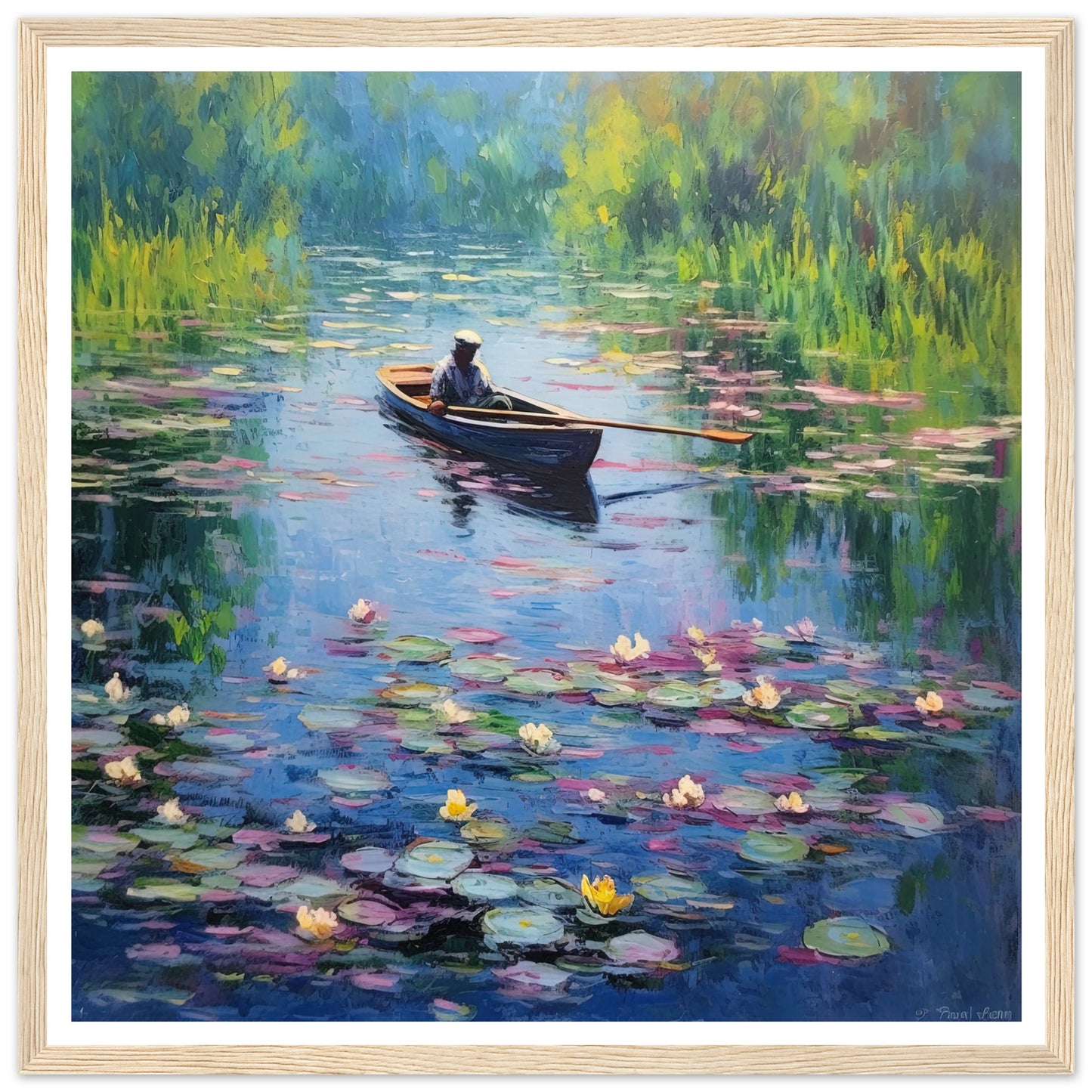 Boating Bliss Inspired By Monet