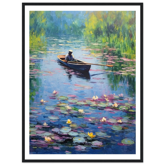 Boating Bliss Inspired By Monet