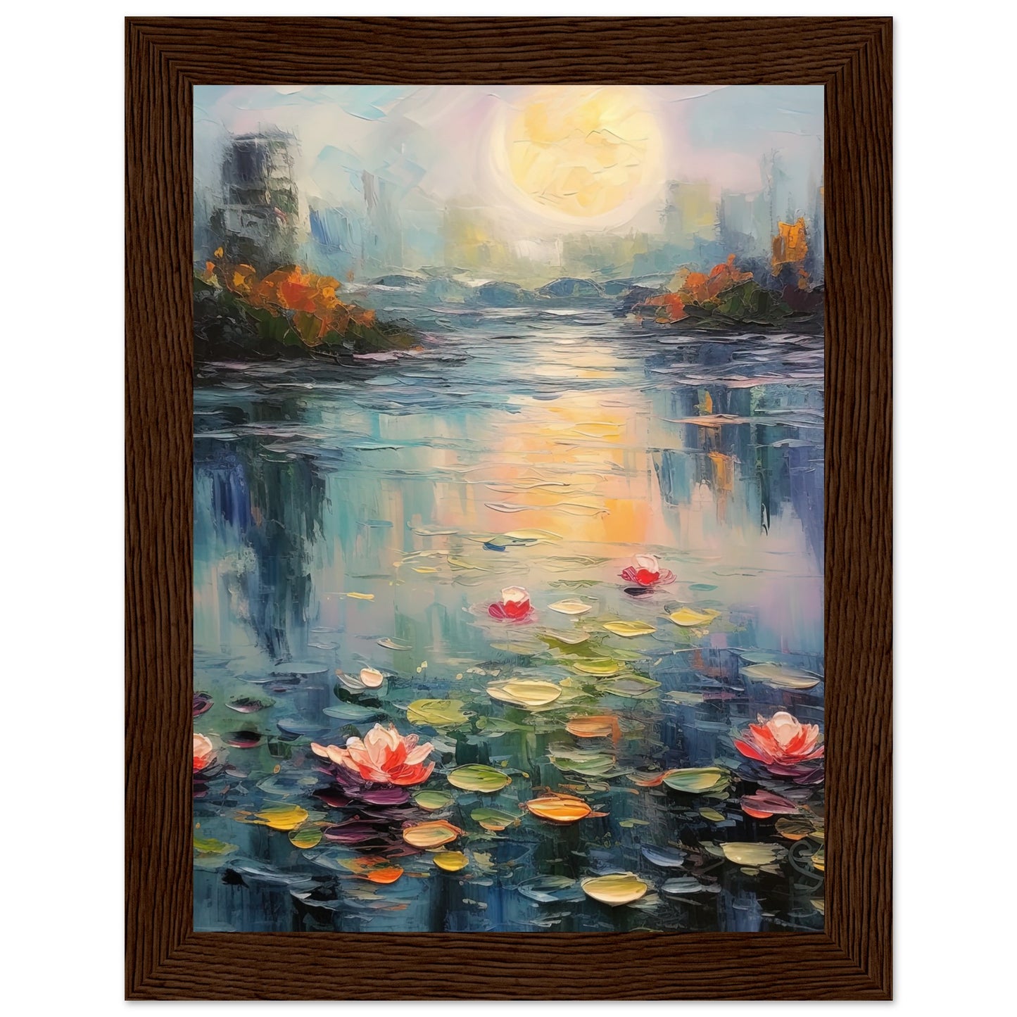 Tranquil Waters Inspired By Monet