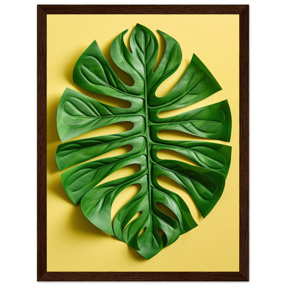 Matisse Inspired Swiss Cheese Leaf