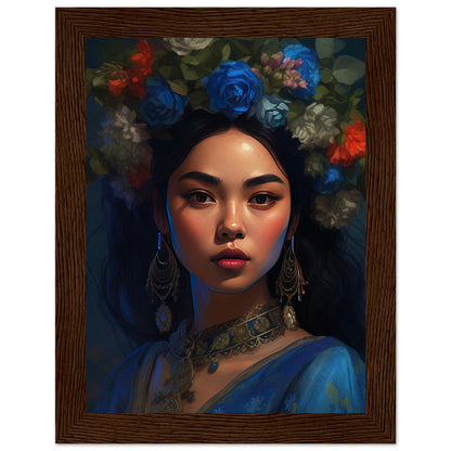 Floral Beauty Inspired By Frida Kahlo