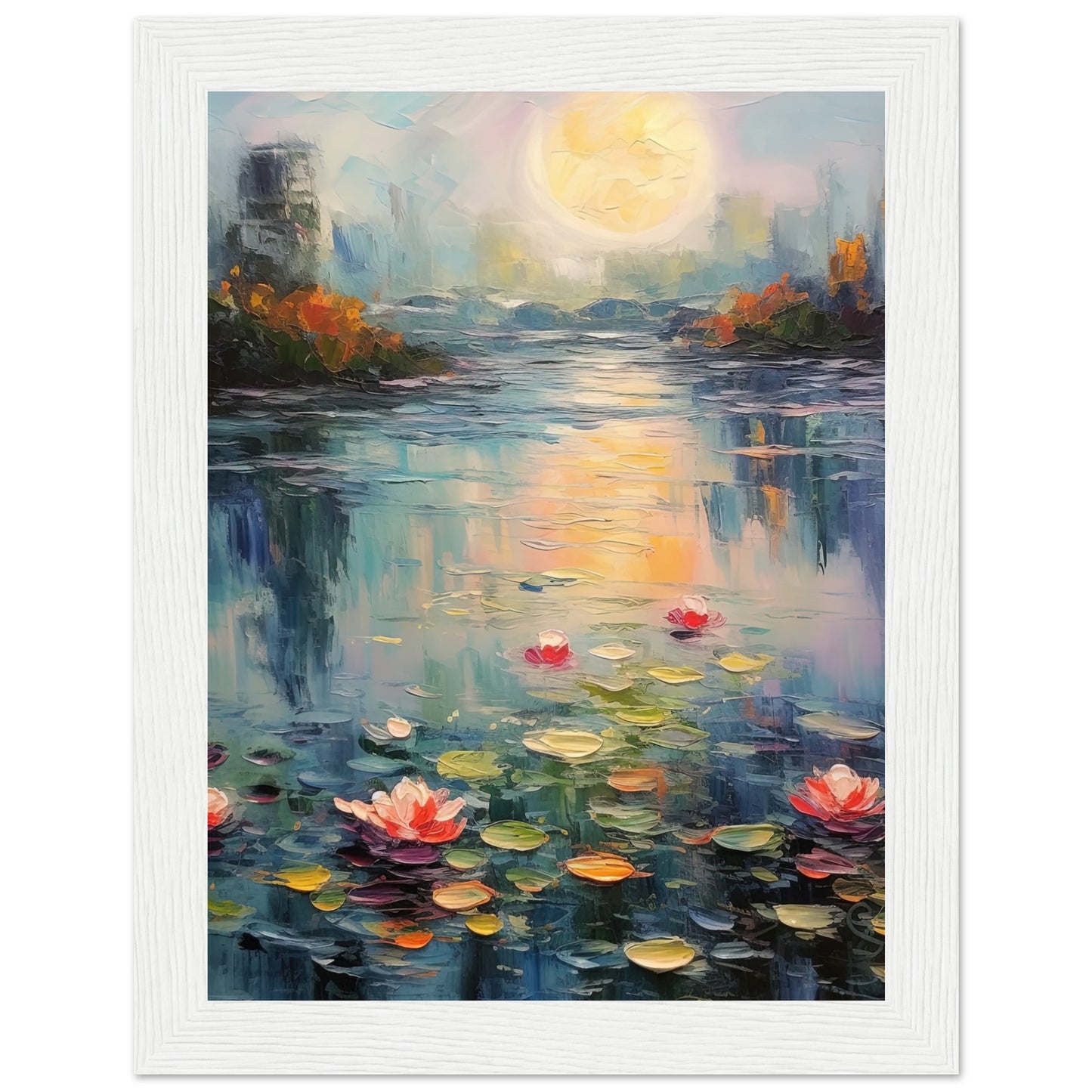 Tranquil Waters Inspired By Monet