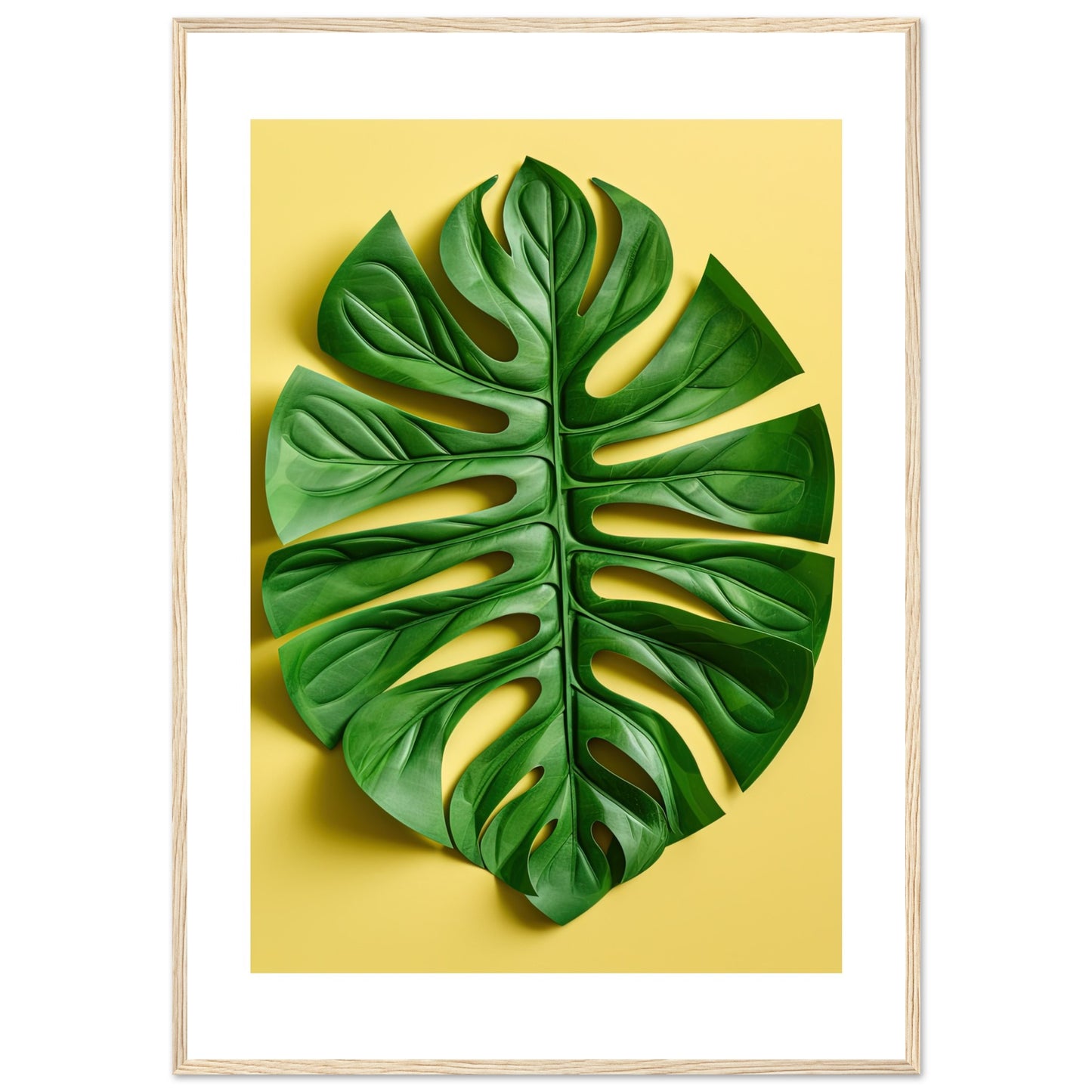 Matisse Inspired Swiss Cheese Leaf