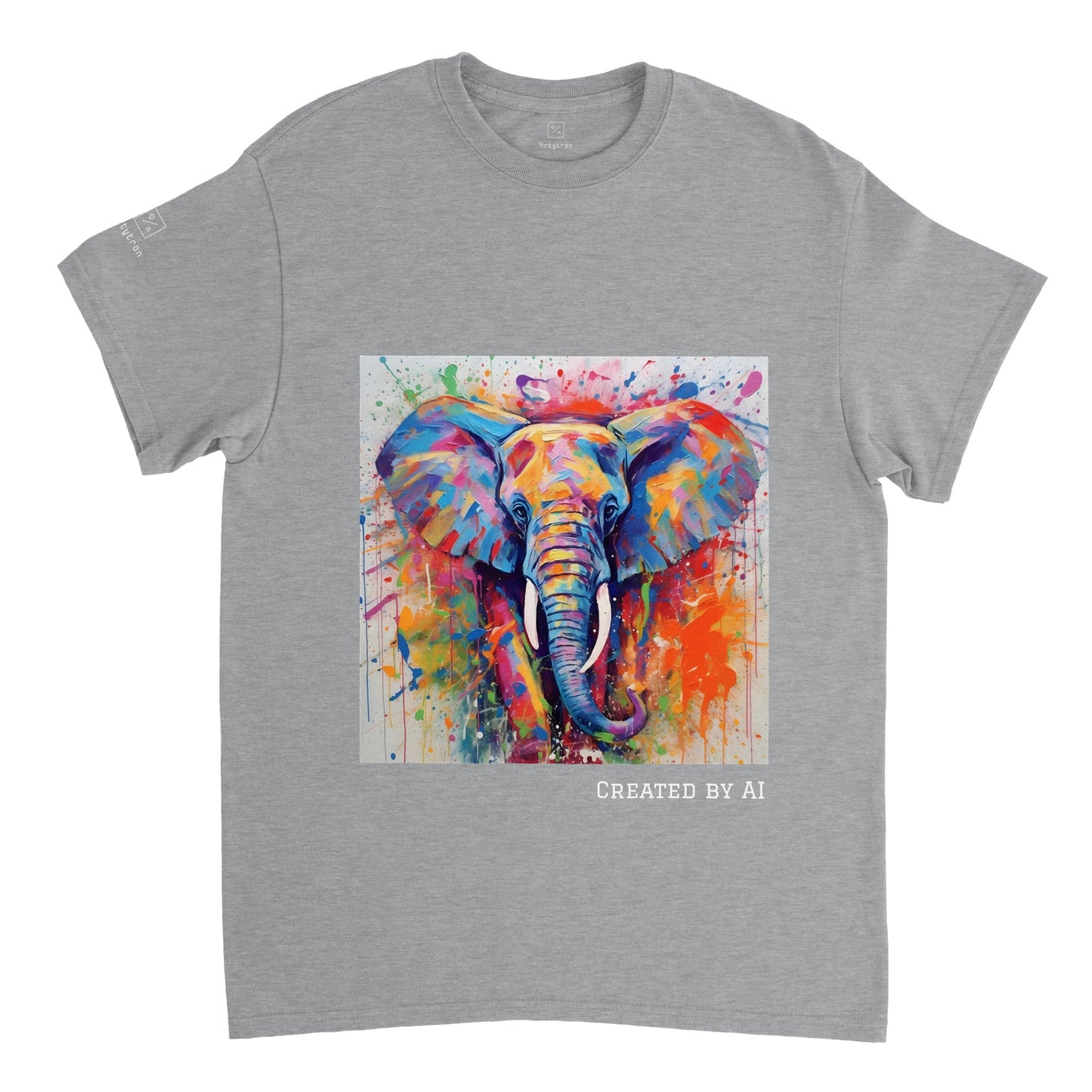 Colour Me Elephant - Unisex Crewneck T-shirt