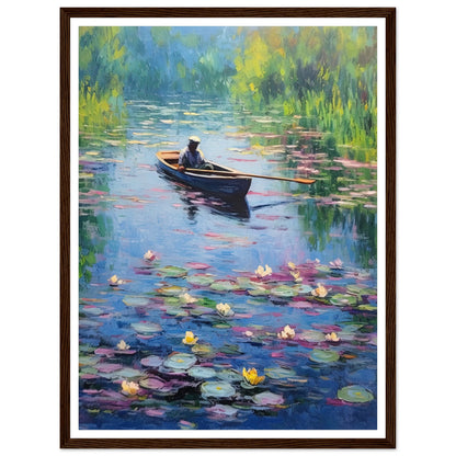 Boating Bliss Inspired By Monet