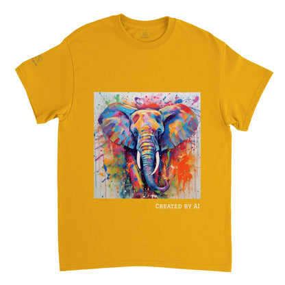 Colour Me Elephant - Unisex Crewneck T-shirt