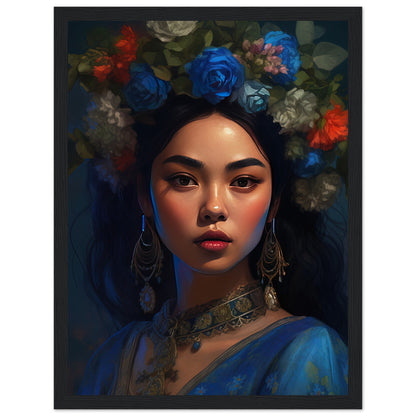 Floral Beauty Inspired By Frida Kahlo