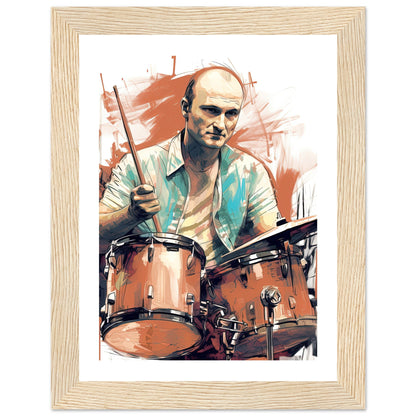 Phil Collins Rustic Drumming