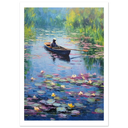 Boating Bliss Inspired By Monet