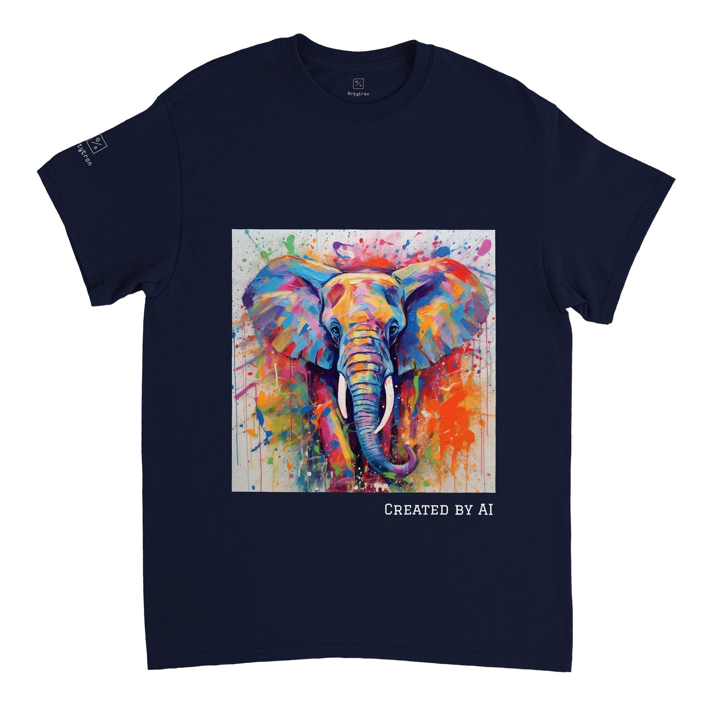 Colour Me Elephant - Unisex Crewneck T-shirt