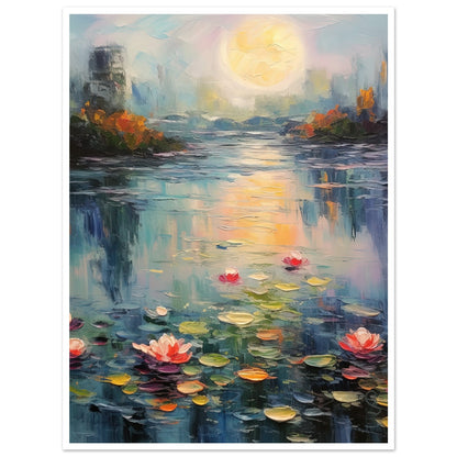 Tranquil Waters Inspired By Monet