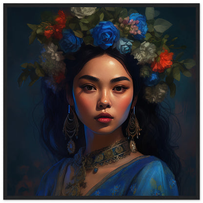 Floral Beauty Inspired By Frida Kahlo