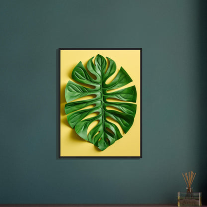 Matisse Inspired Swiss Cheese Leaf