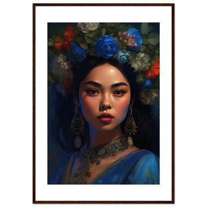 Floral Beauty Inspired By Frida Kahlo